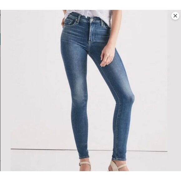 Lucky Brand Bridgette Skinny Ankle Jeans-Size 6/28-Stretch-Medium Wash-Mid Rise - Picture 1 of 10
